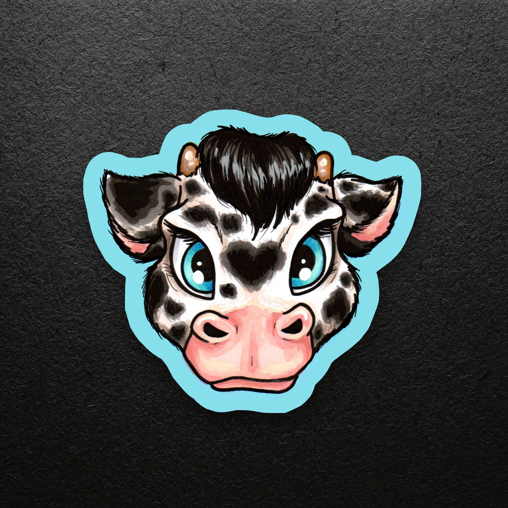 Love Cow Sticker