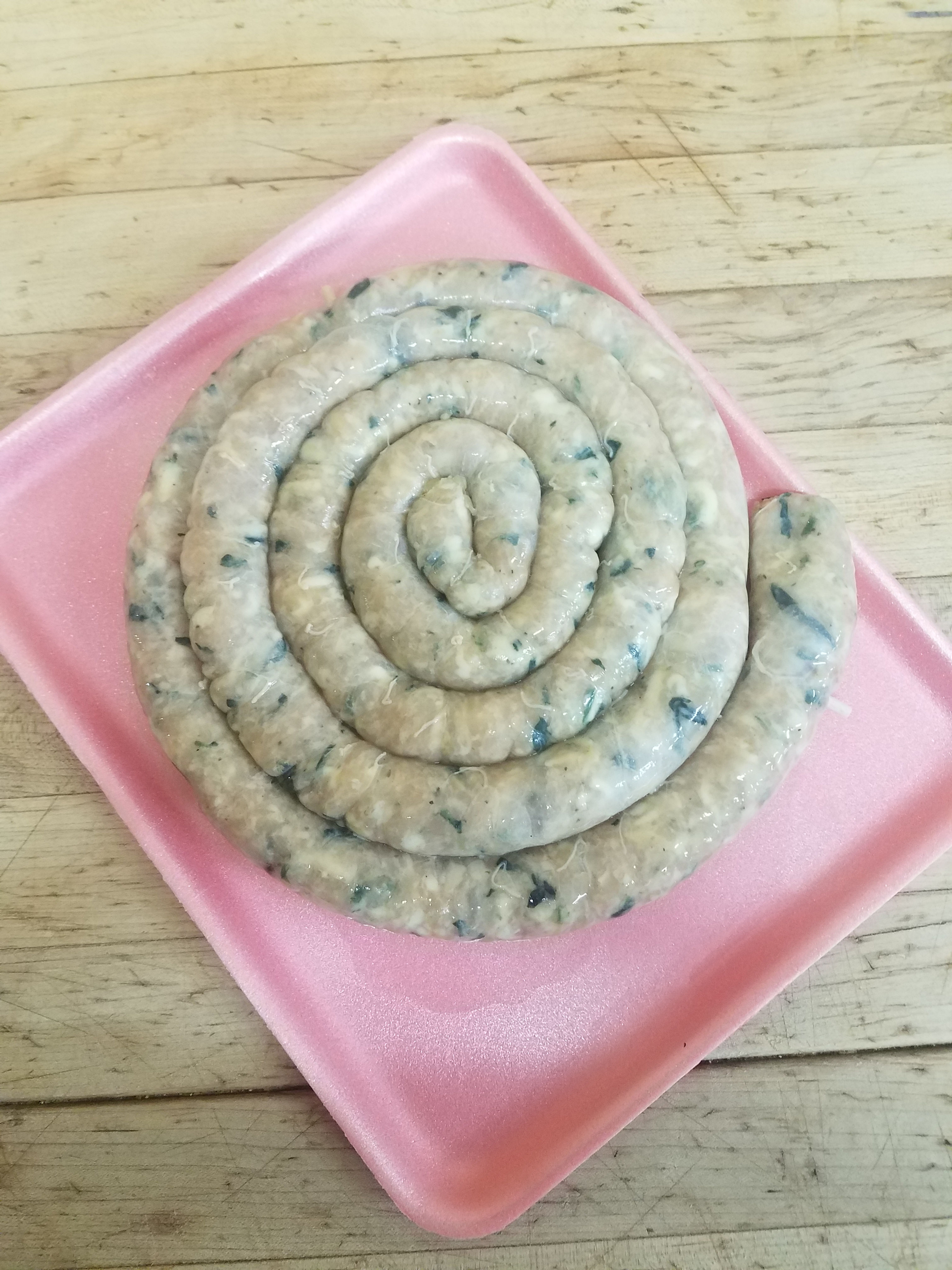 2 Lb. Chicken Sausage with Spinach & Mozzarella