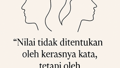 Ketegasan Bukan Kekerasan. Kelembutan Bukan Kelemahan.