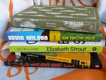 A stack of novels