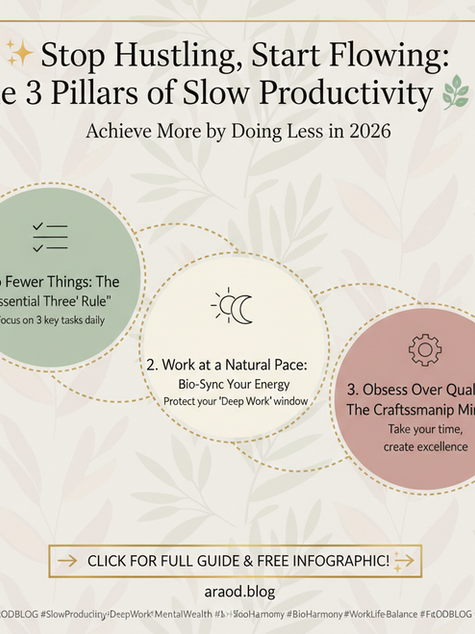 The Death of Hustle Culture: Embracing Slow Productivity for a High-Performance Life