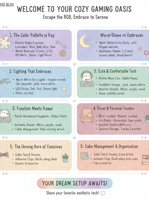 BEYOND RGB: Crafting Your Dream Pastel & Cozy Gaming Setup