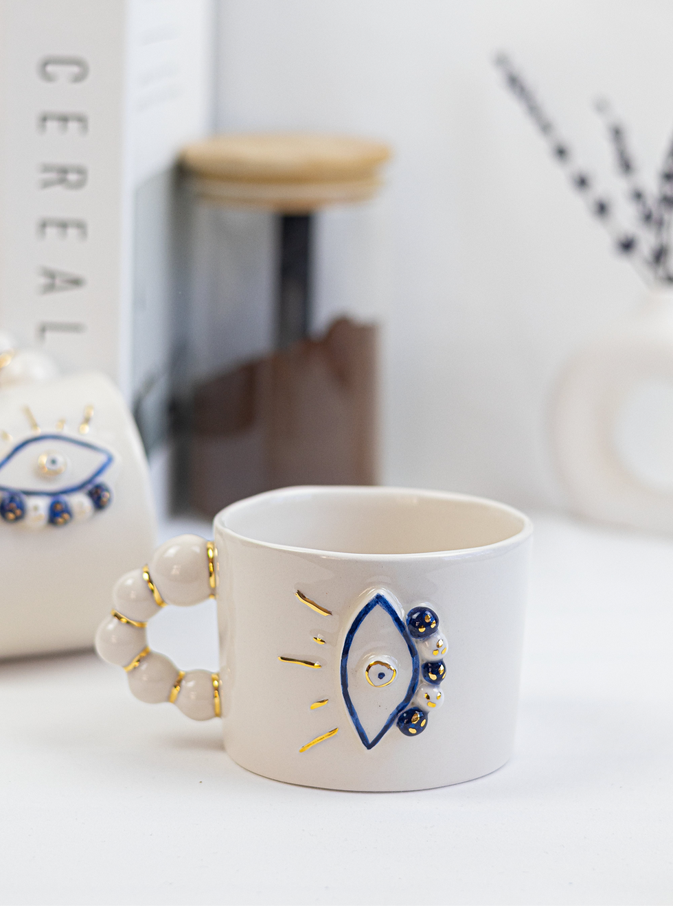 Gold Nazar Mug - 250 ml