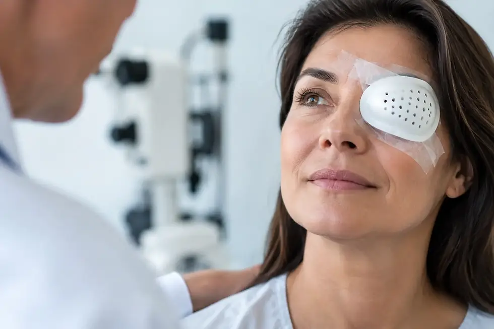 Recuperação após trabeculectomia e cuidados
