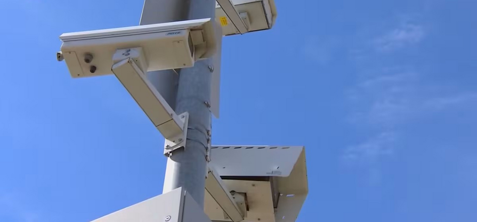 Red light safety camera