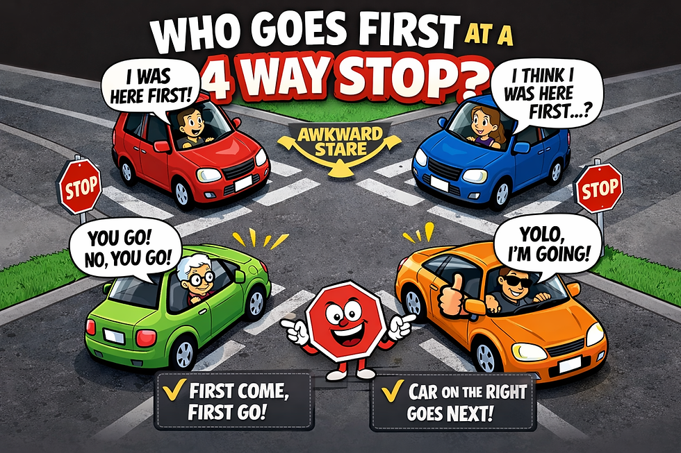 4 way stop humor