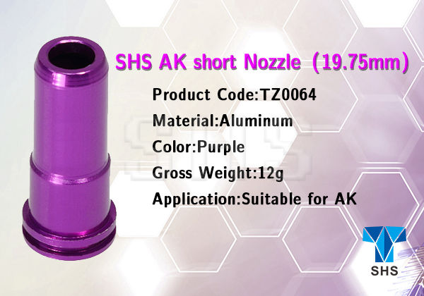Thumbnail: Aluminium nozzle met O-ring voor AK47/47s (short) [SHS]