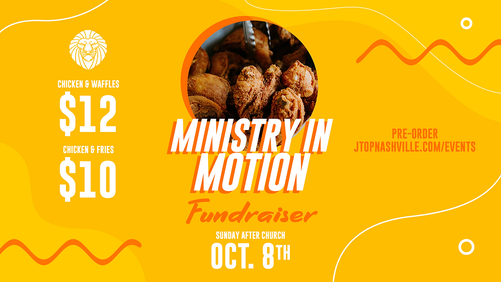 Ministry in Motion Fundraiser