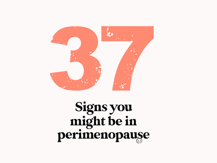 List of menopause and perimenopause symptoms