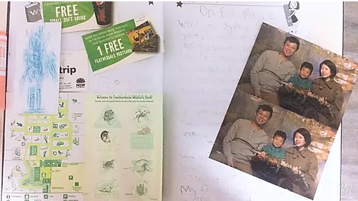 Ian’s Journal Entry on His Holiday, Holiday Journal entry