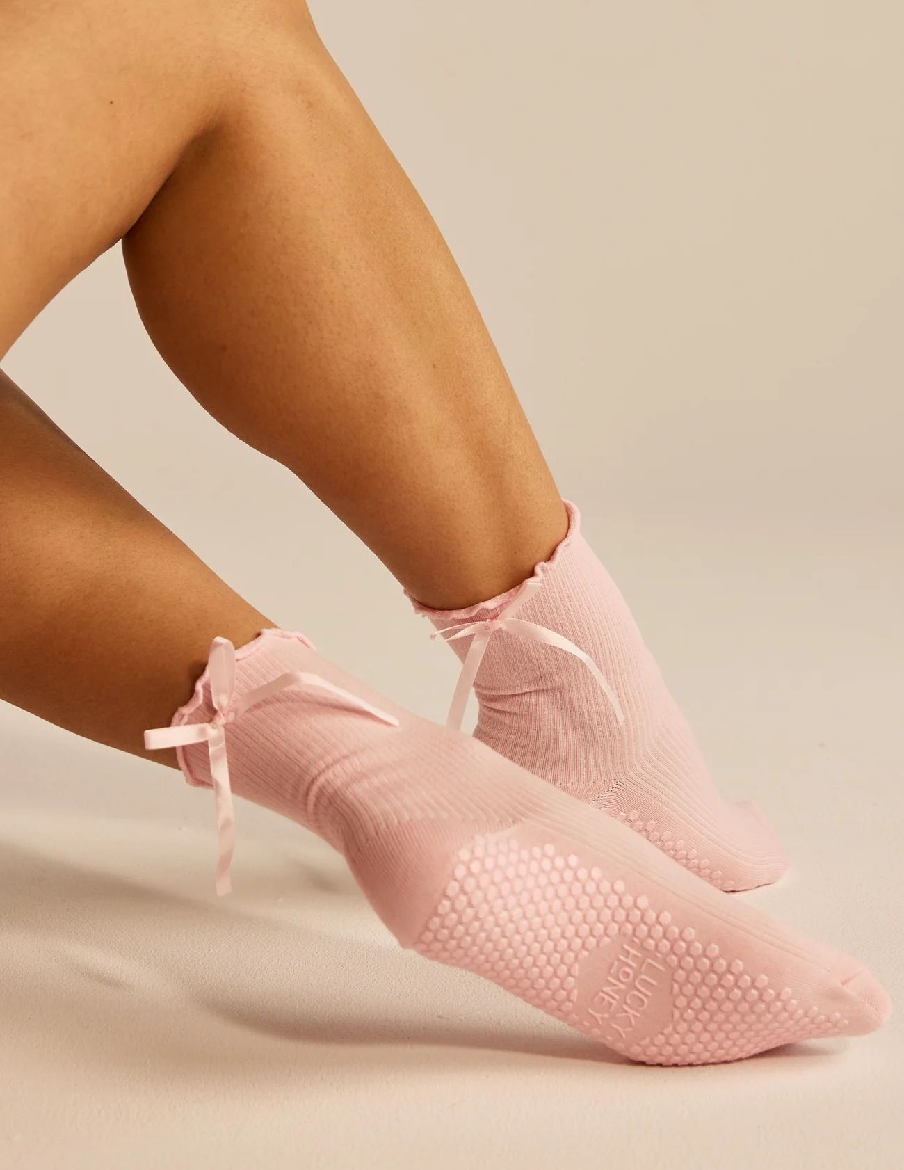 Pilates princess grip socks by Lucky honey