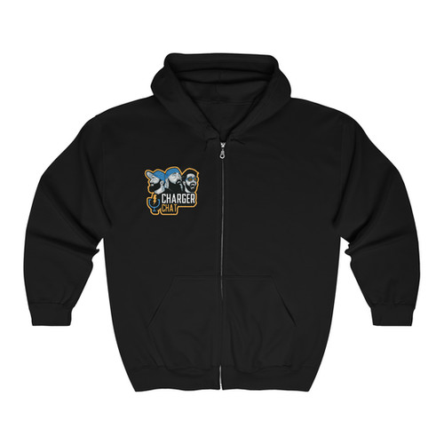 Full Zip Hooded Sweatshirt | Charger Chat