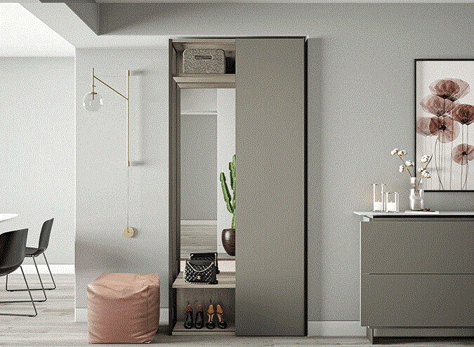 Miniatura: Scarpiera - specchiera L105 H228,5 P35 SCORREVOLE - Serie SK