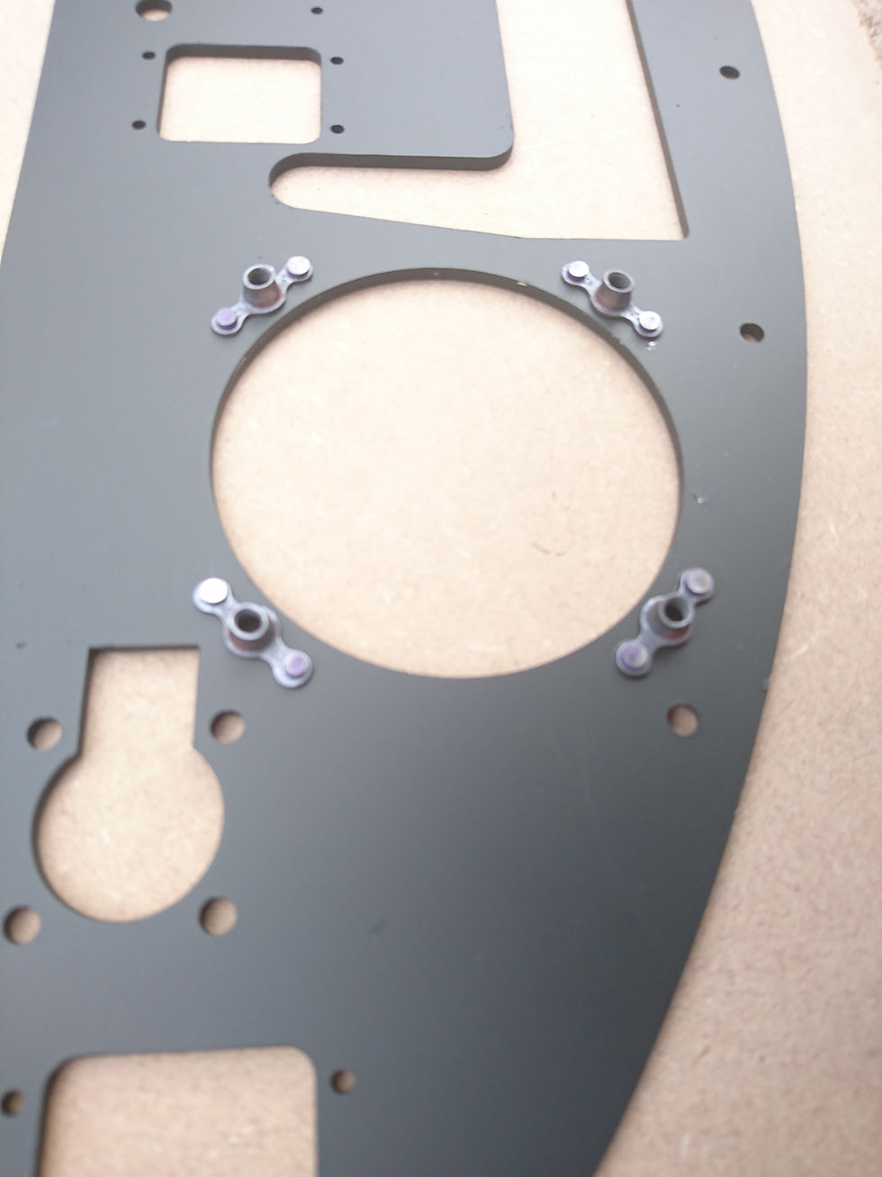 Thumbnail: A closeup of a Spitfire I engraved instrument panel