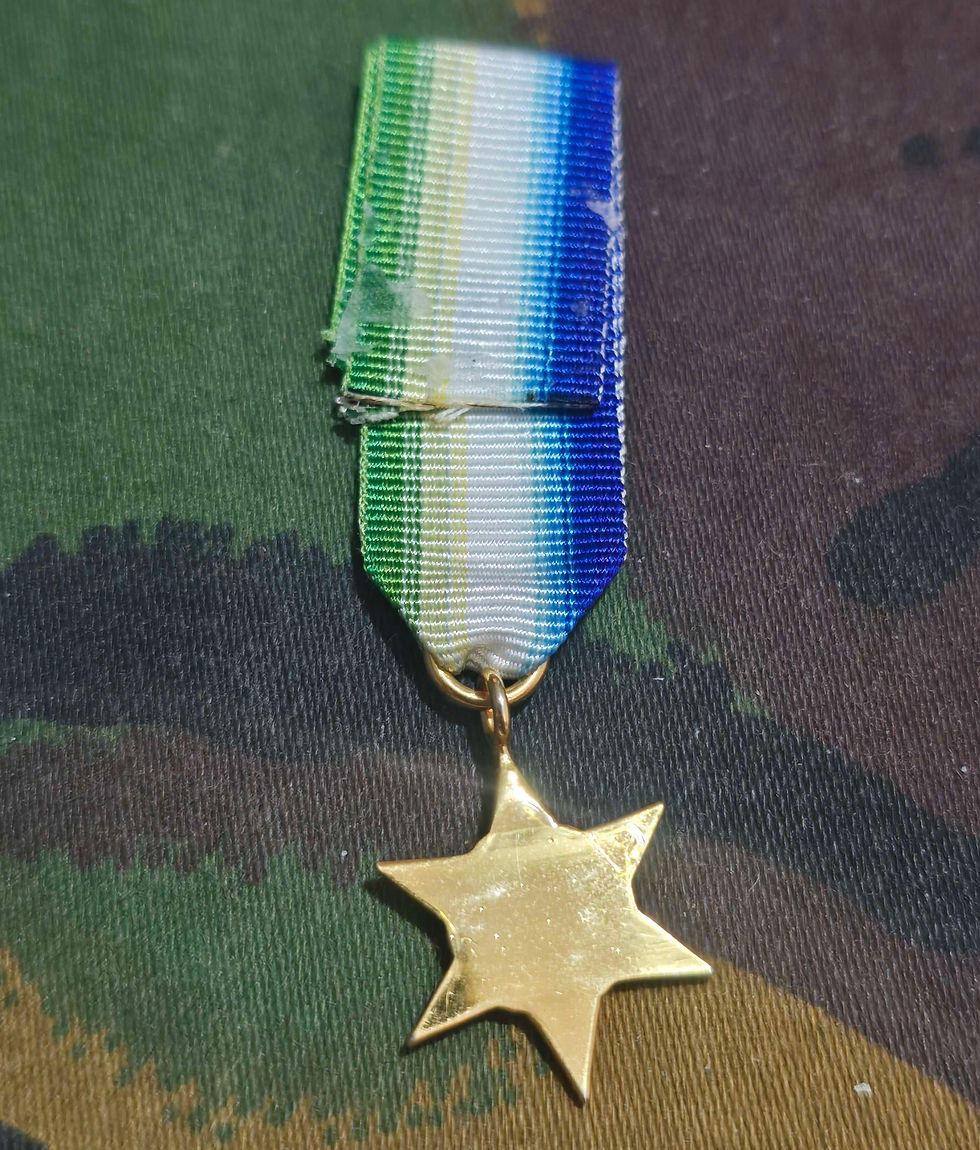 Thumbnail: Ww2 Miniature Atlantic Star Medal