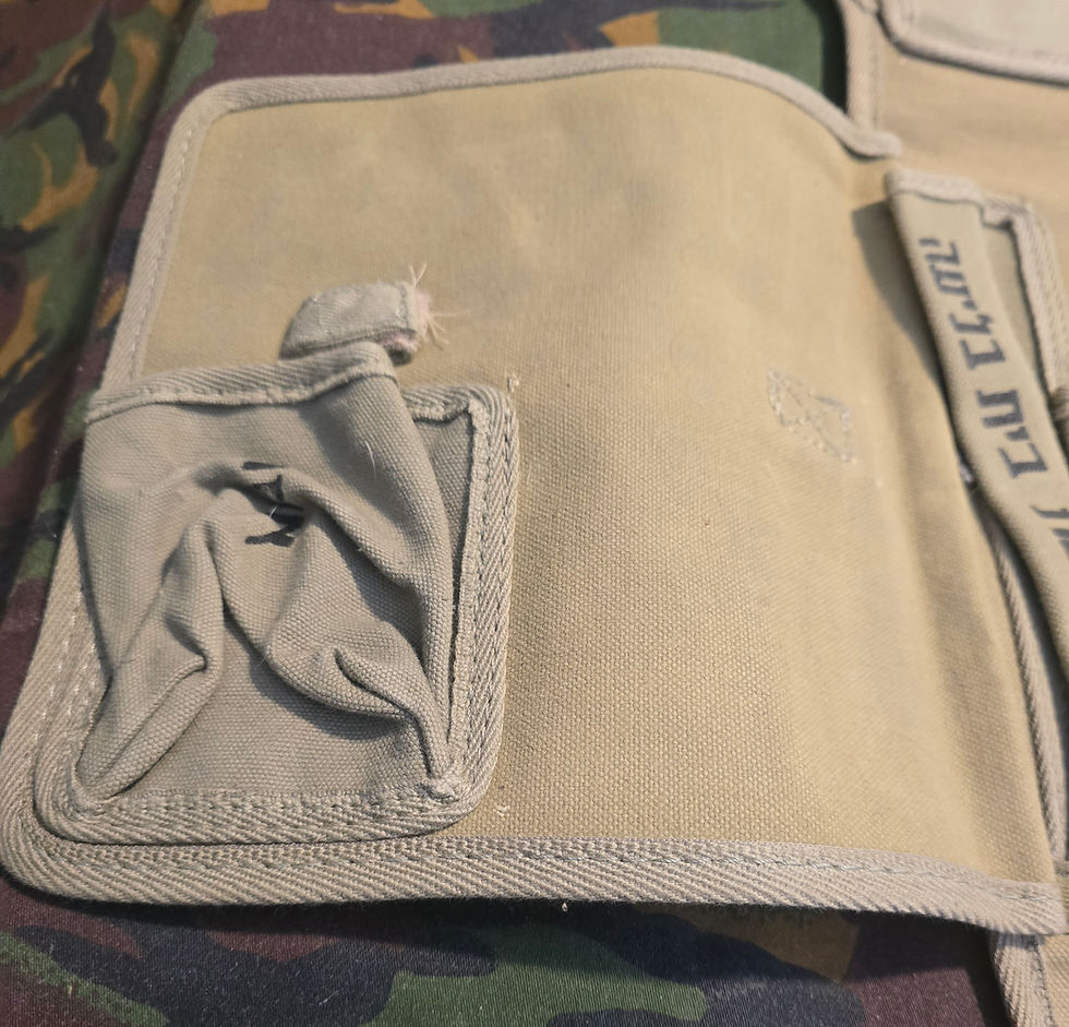 Thumbnail: Israeli Defense Forces Canvas Multi-pocket Tool And Accessory Roll