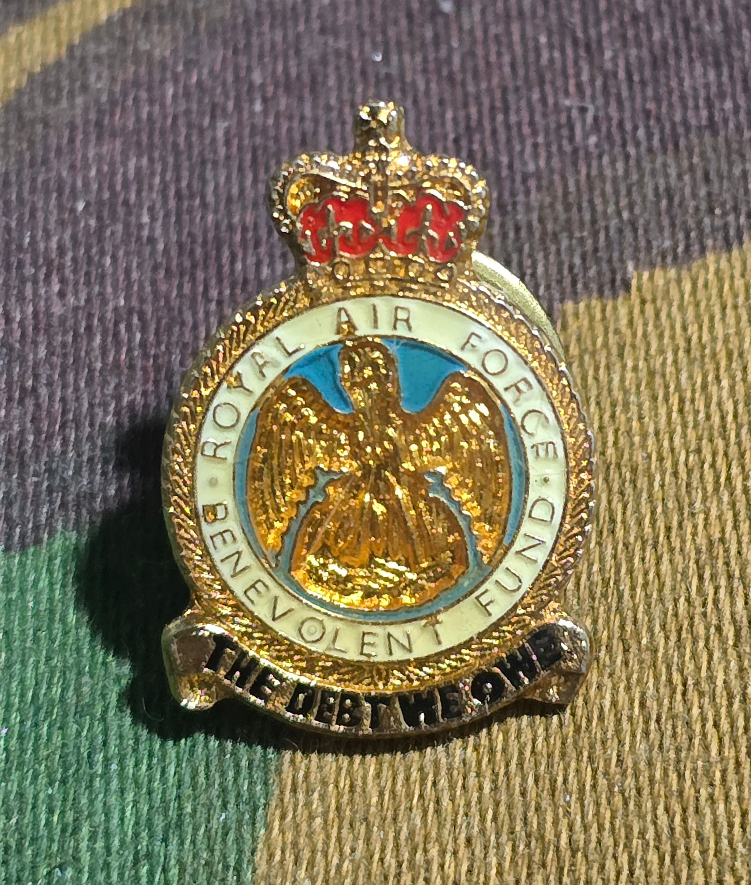 Royal Air Force Benevolent Fund Pin Badge