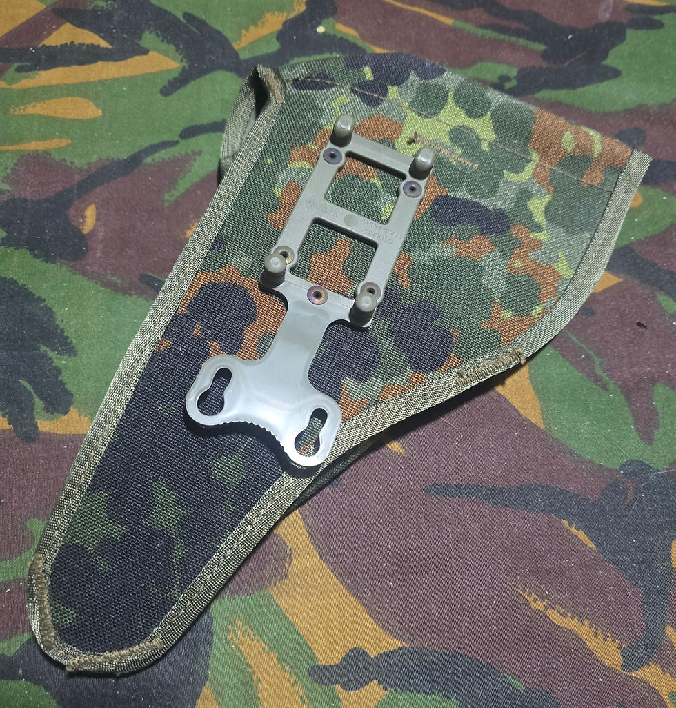 Thumbnail: Used German Bundeswehr Flecktarn Army P1 / P38 Holster Fleck Camo Pouch