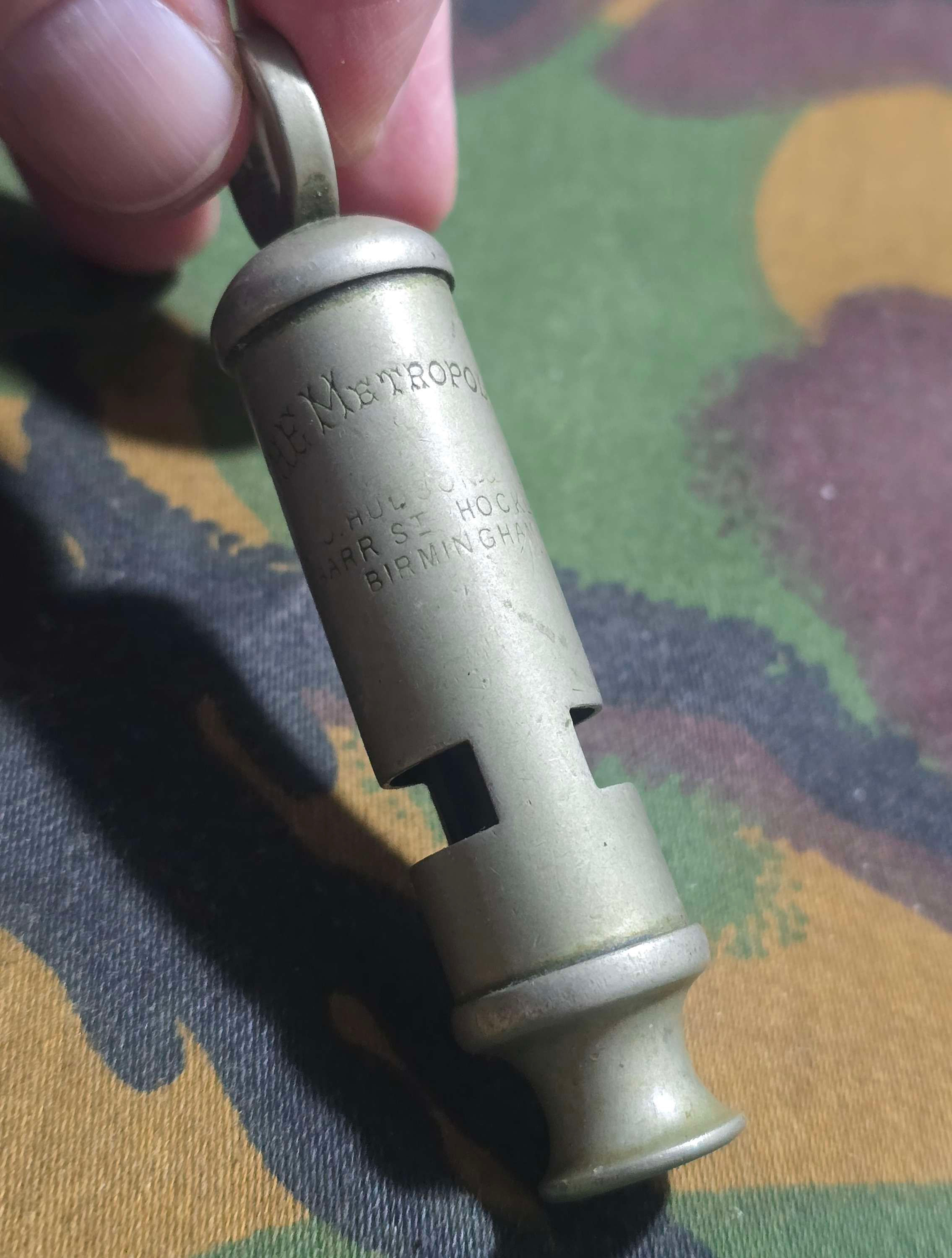 Vintage J. Hudson & Co. "The Metropolitan" Whistle