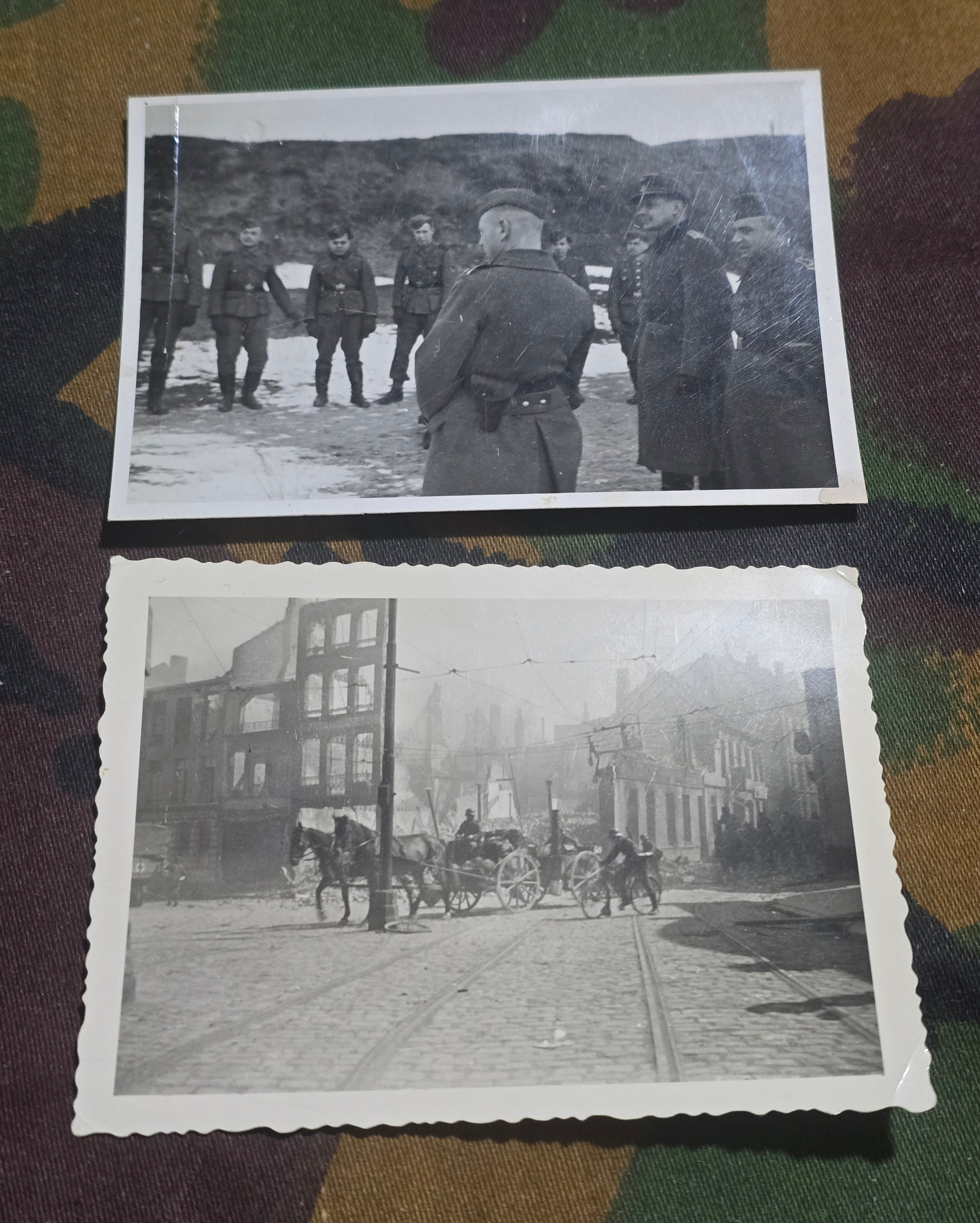 2x WW2 Photos One Dated 1944 