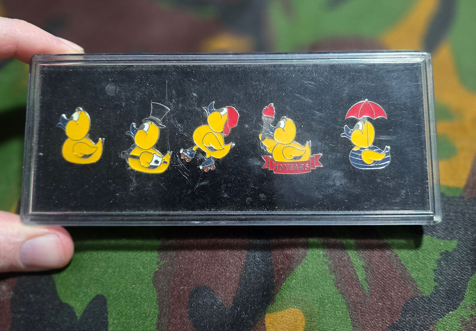 Thumbnail: Monty The Duck 10 Year Anniversary Pin Badges 