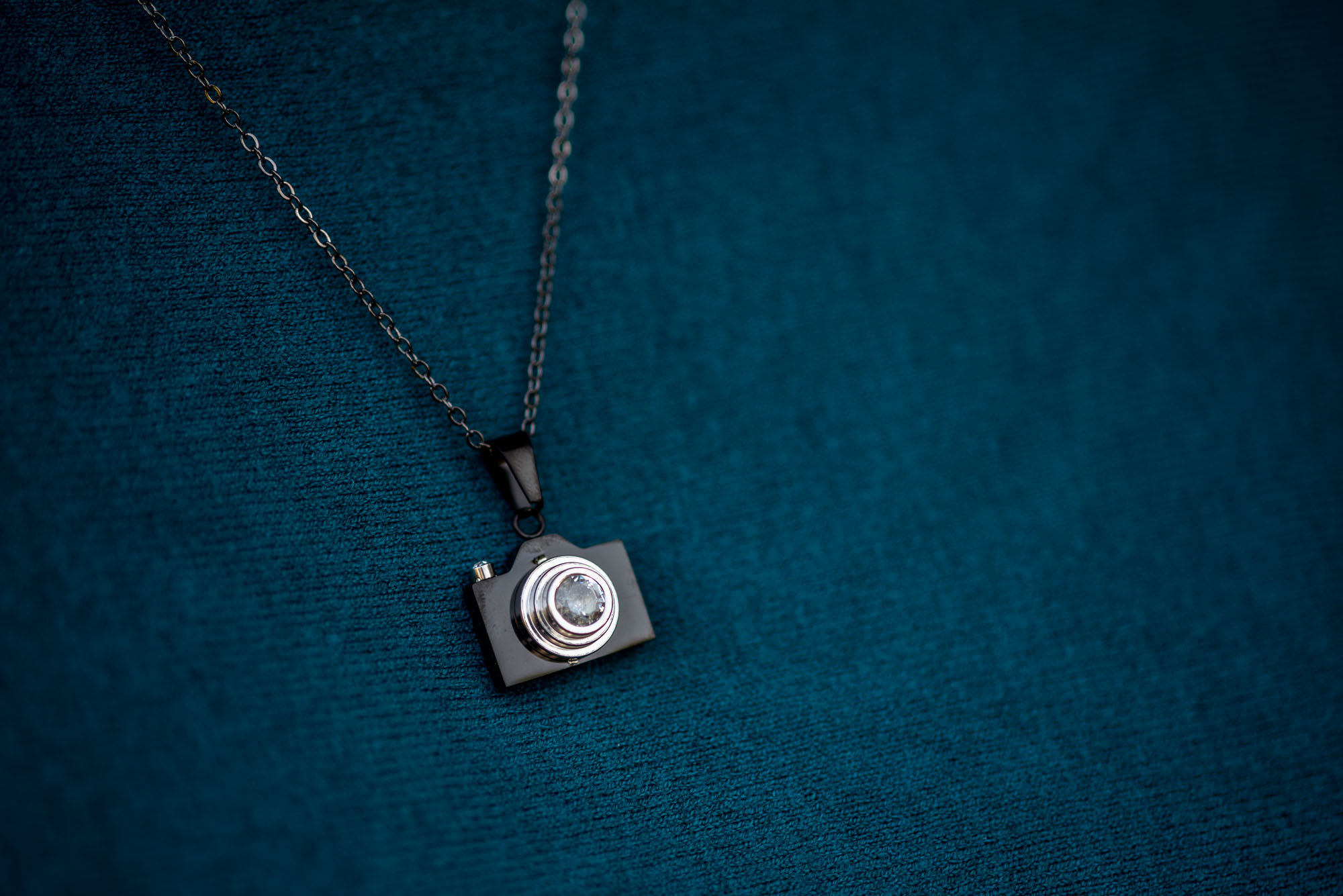 Black Camera Necklace