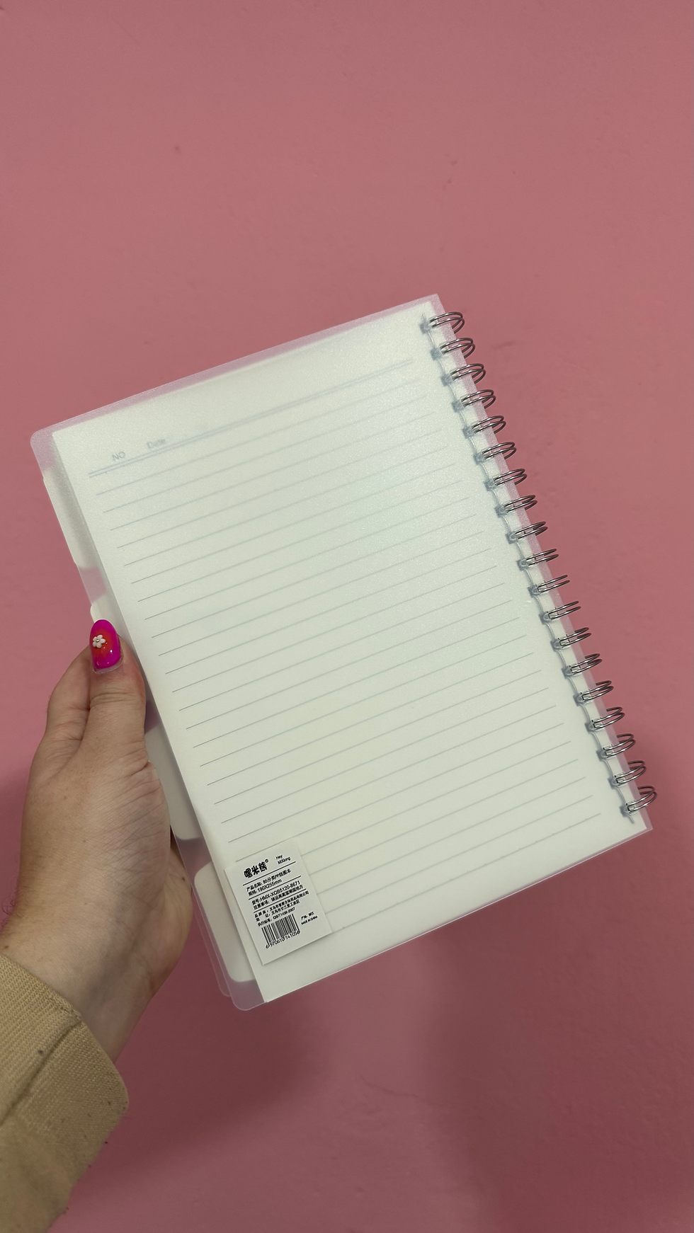 Miniatura: Cuaderno tapas trasparente B5