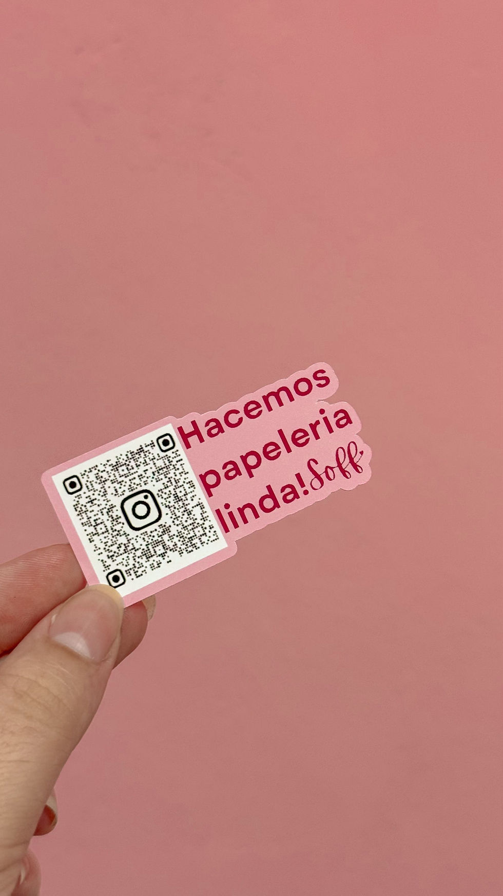Miniatura: Pegotines QR +Frase