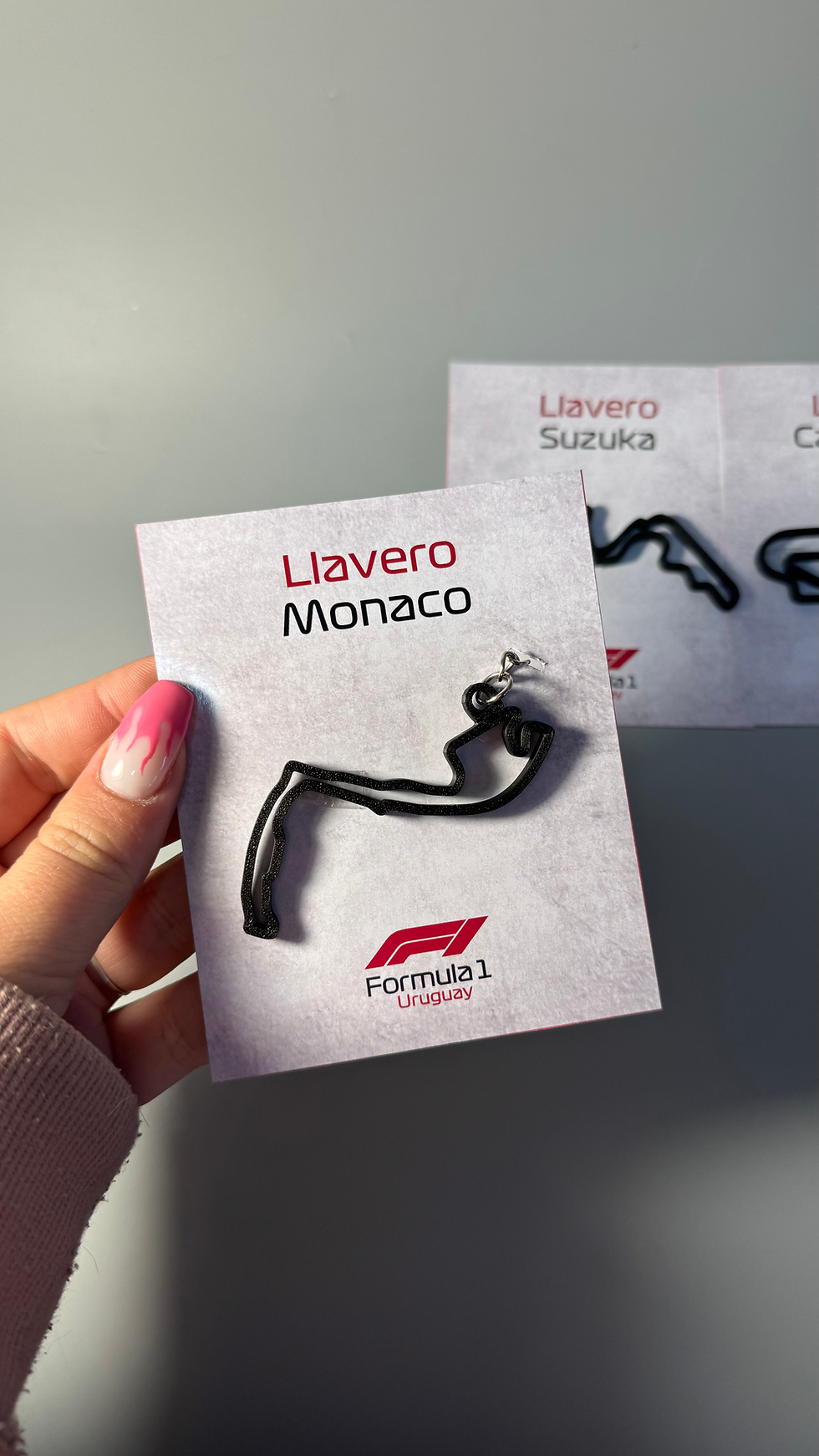 Miniatura: Llaveros circuitos Formula 1 - Negros