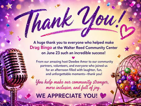 Equality NoVA Celebrates Fourth Consecutive Year Sponsoring Drag Bingo at Walter Reed Center