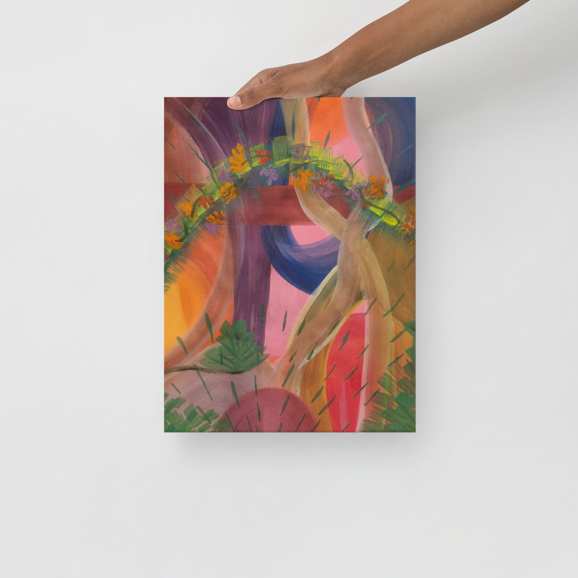 Eastering on thin canvas 12X16