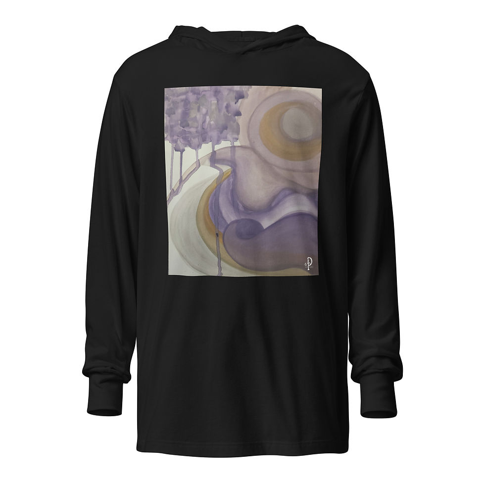Thumbnail: Lavendare Lovelies Hooded long-sleeve tee