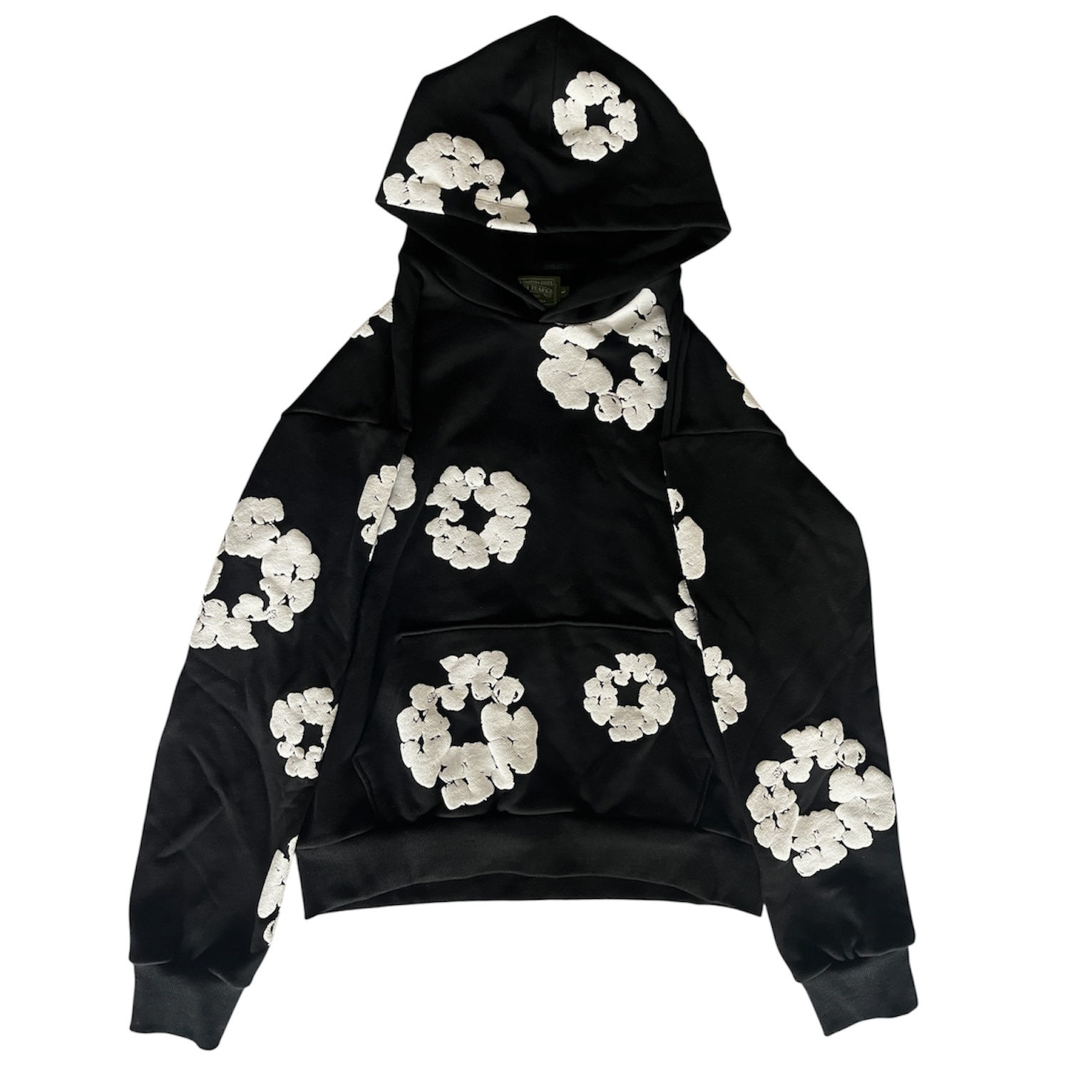 Denim Tears Cotton Wreath Hoodie Black 