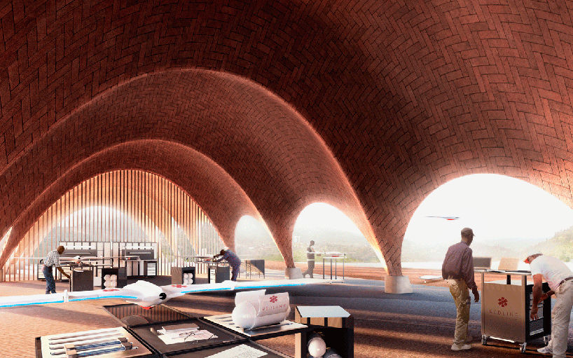Norman Foster Foundation's Drone-port concept