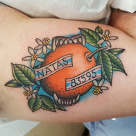 Flotida Orange Tattoo