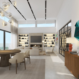 salon luminoso con cortinas bien colocadas y elegidas de suelo a techo