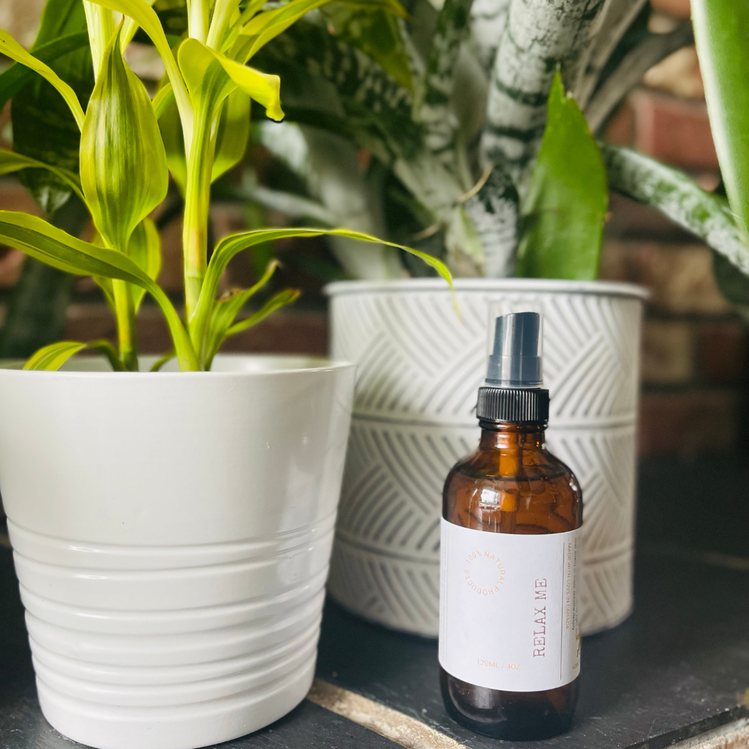 relax stress and relaxation essential oil room and body spray