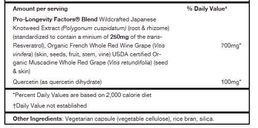 섬네일: 레스베라트롤 250mg (60정)
