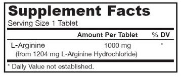 섬네일: 엘-아르기닌 1000 (100정)