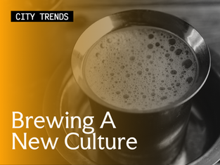 How has the Coffee Culture affected India's Smaller Cities?