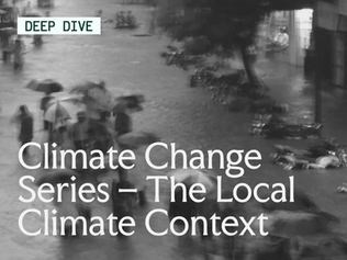 Climate Change Series – The Local Climate Context