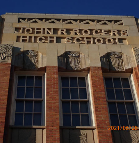John Rogers High School-Front of Rogers H.S.