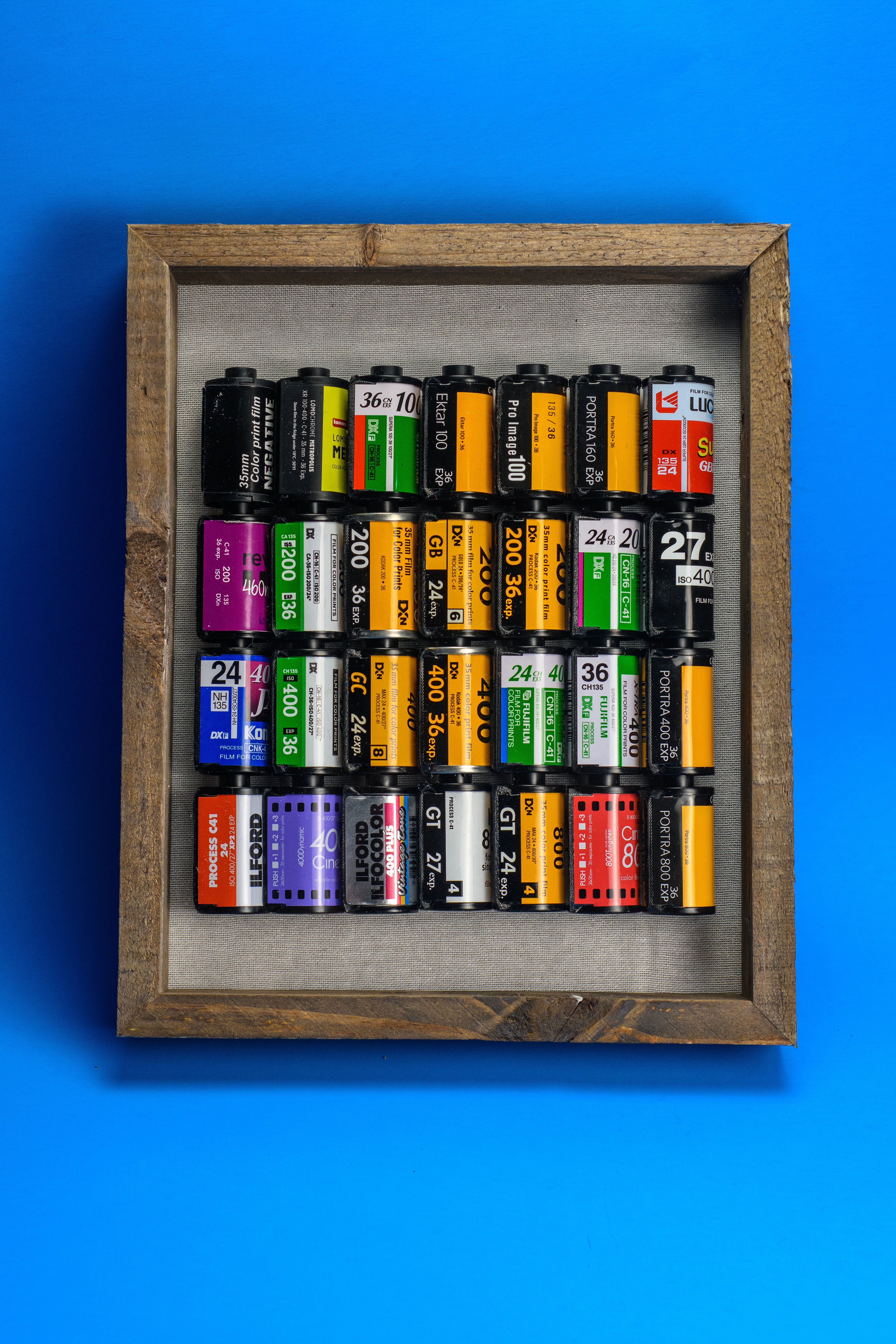 Film Cassette Shadow Box