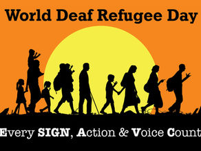 Keynote Speaker & Main Organizer — World Deaf Refugee Day Conferences (2021 & 2023)
