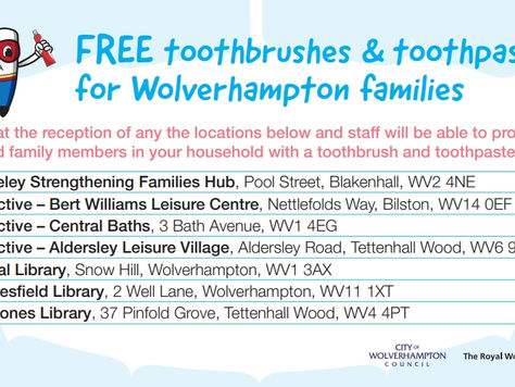 Put healthy smile on your face with free toothbrushes and toothpaste