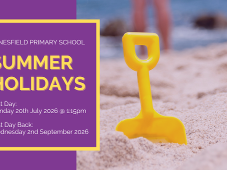 Summer Holidays Reminder