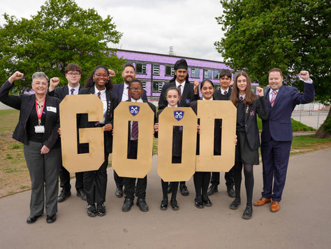 Celebrations at St Peter's as academy rated Good by Ofsted