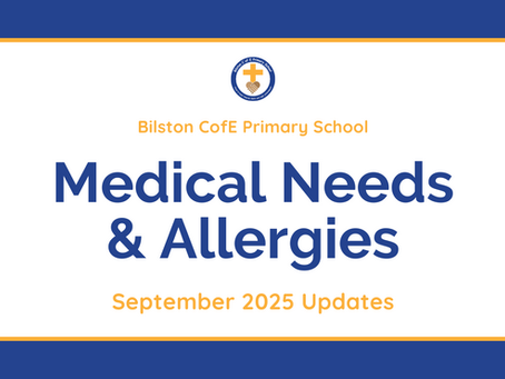 Medical Needs & Allergies - September 2025 Updates