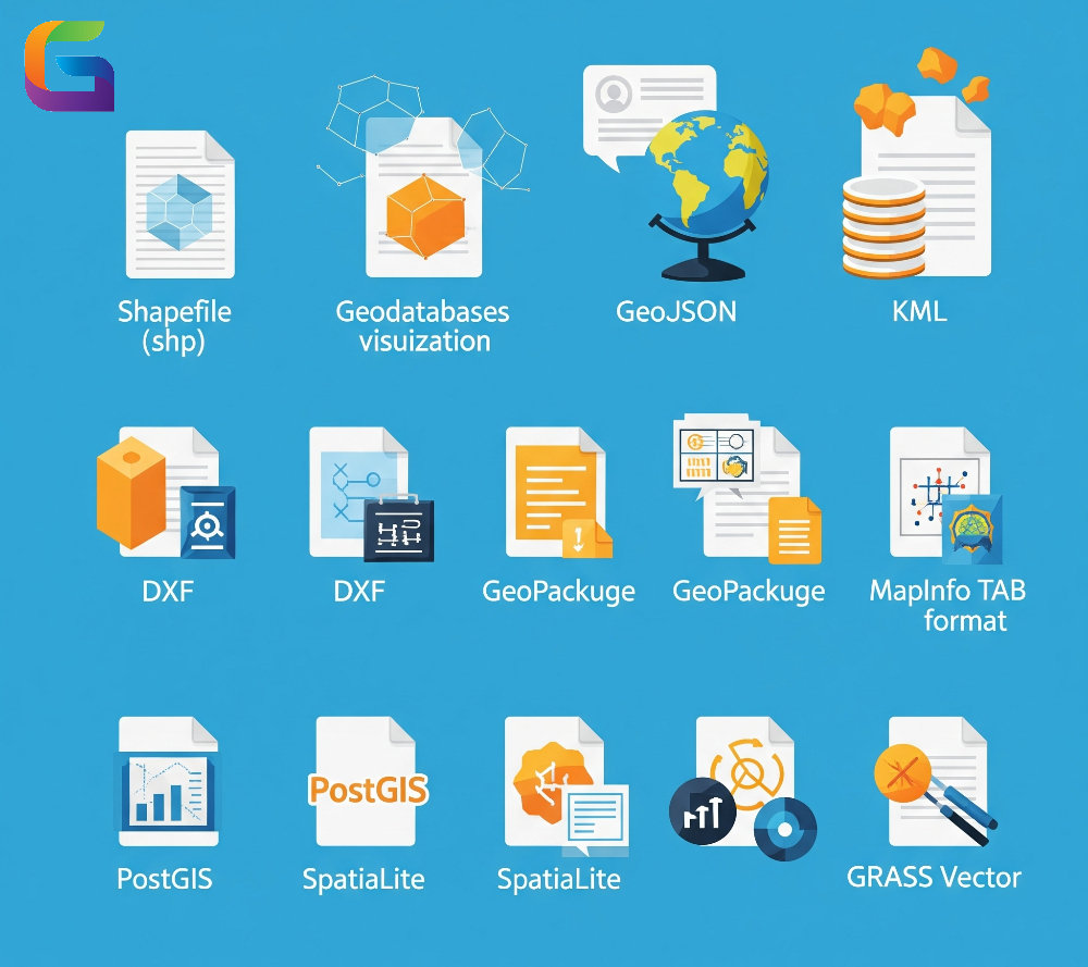 Vector file formats supported in ArcGIS and QGIS