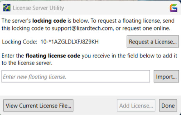 How to Obtain a Locking Code from the GeoExpress License Server (Windows)